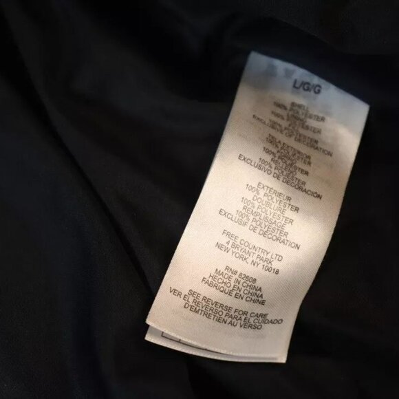 Free Country Ultrafill Full Zip Puffer Premium Vest Size Large - Picture 14 of 16